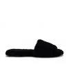 RAYE Shearling Sandal In Black