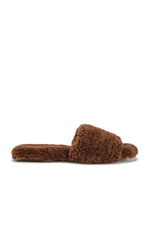 RAYE Shearling Sandal In Camel -Outlet RAYE Store RAYE WZ1759 V1
