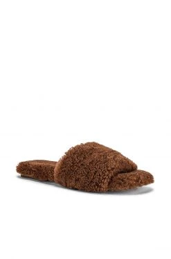 RAYE Shearling Sandal In Camel -Outlet RAYE Store RAYE WZ1759 V2
