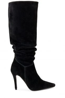 RAYE X EAVES Ashley Boot In Black Suede