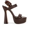 RAYE Rush Heel In Brown -Outlet RAYE Store RAYE WZ1965 V1