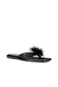 RAYE Pom Sandal In Black -Outlet RAYE Store RAYE WZ1995 V2