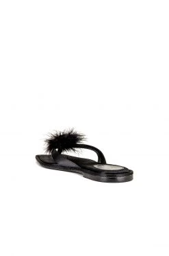 RAYE Pom Sandal In Black -Outlet RAYE Store RAYE WZ1995 V3