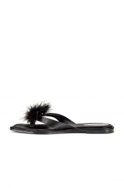 RAYE Pom Sandal In Black -Outlet RAYE Store RAYE WZ1995 V5