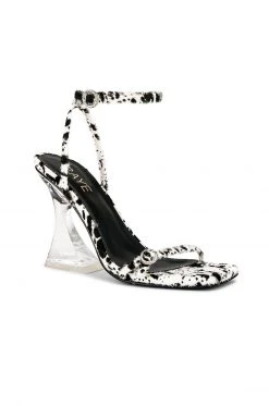 RAYE Plexy Heel In Black & White -Outlet RAYE Store RAYE WZ2061 V2